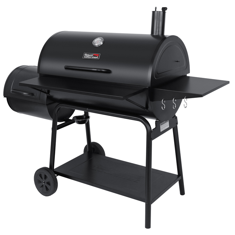 Royal Gourmet® - CC Series 36-Inch Charcoal Barrel Grill with Offset Smoker