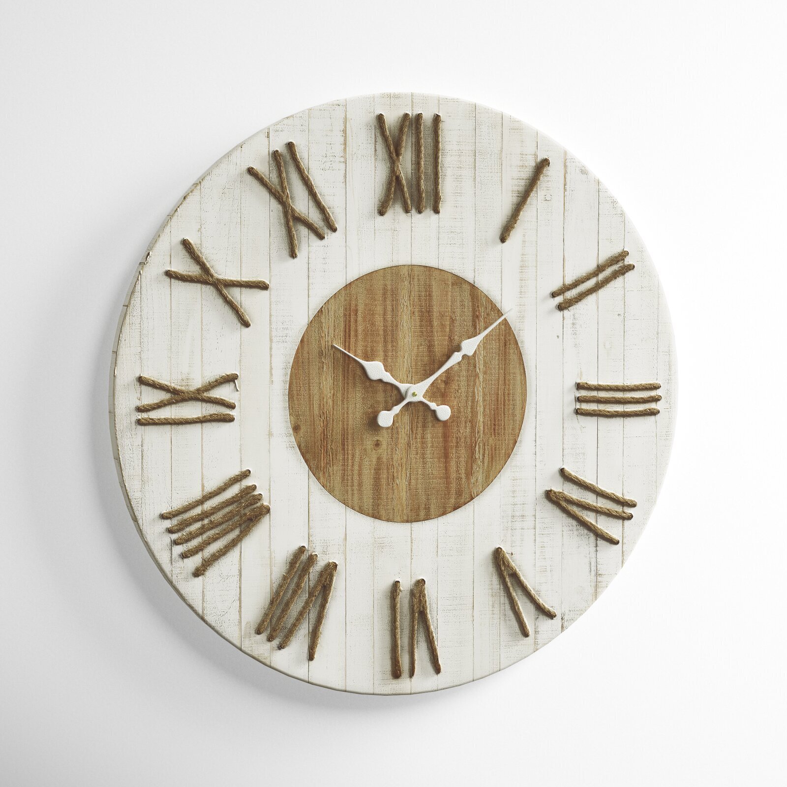 Rustic large vintage wall clock for sale