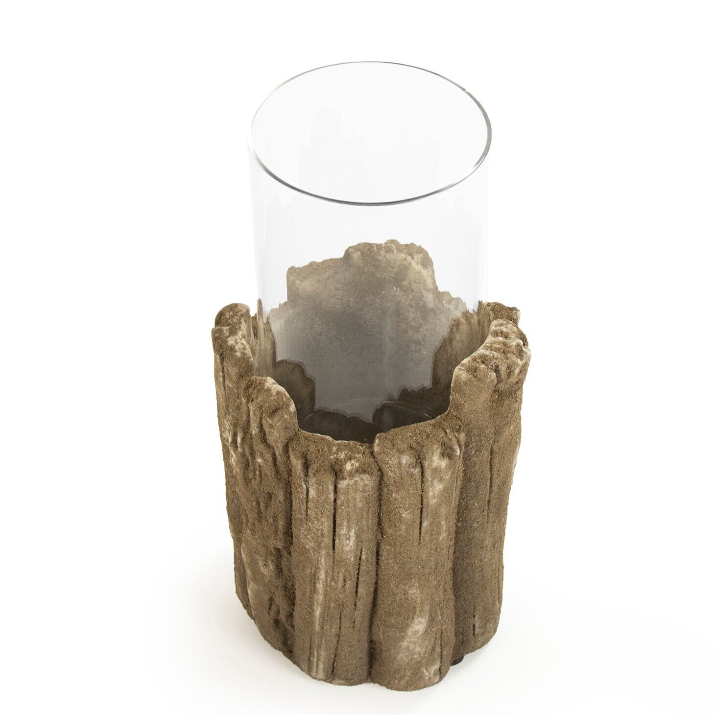 Rustic Pottery Candle Holder