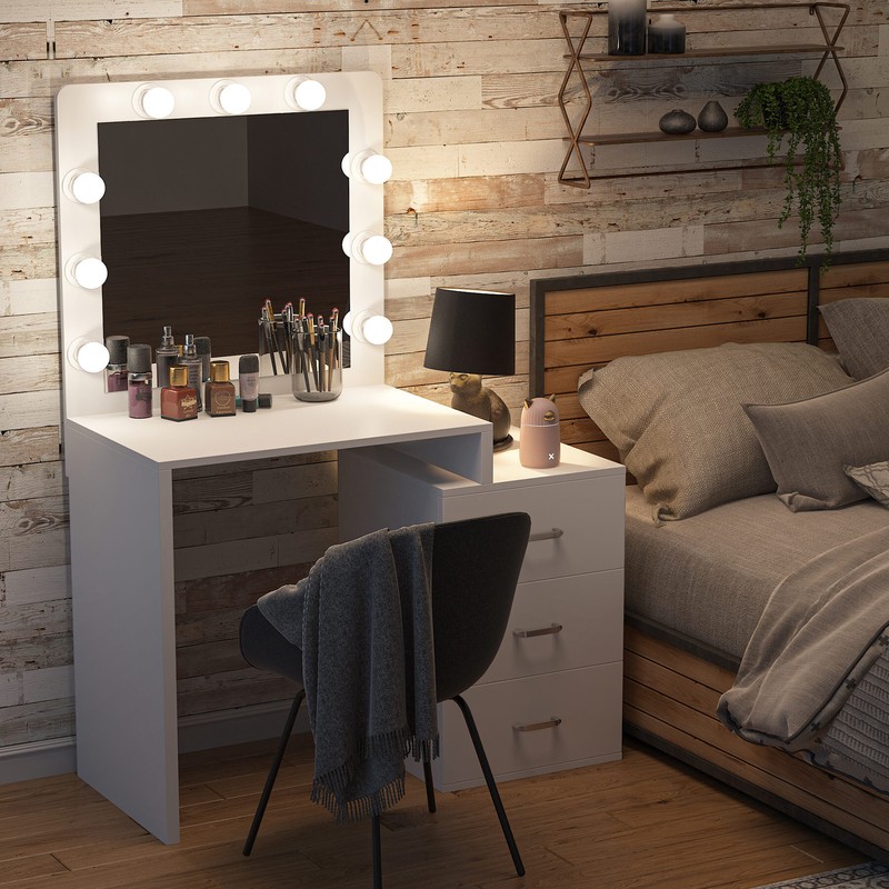 Safira 39.5'' Wide Vanity with Mirror