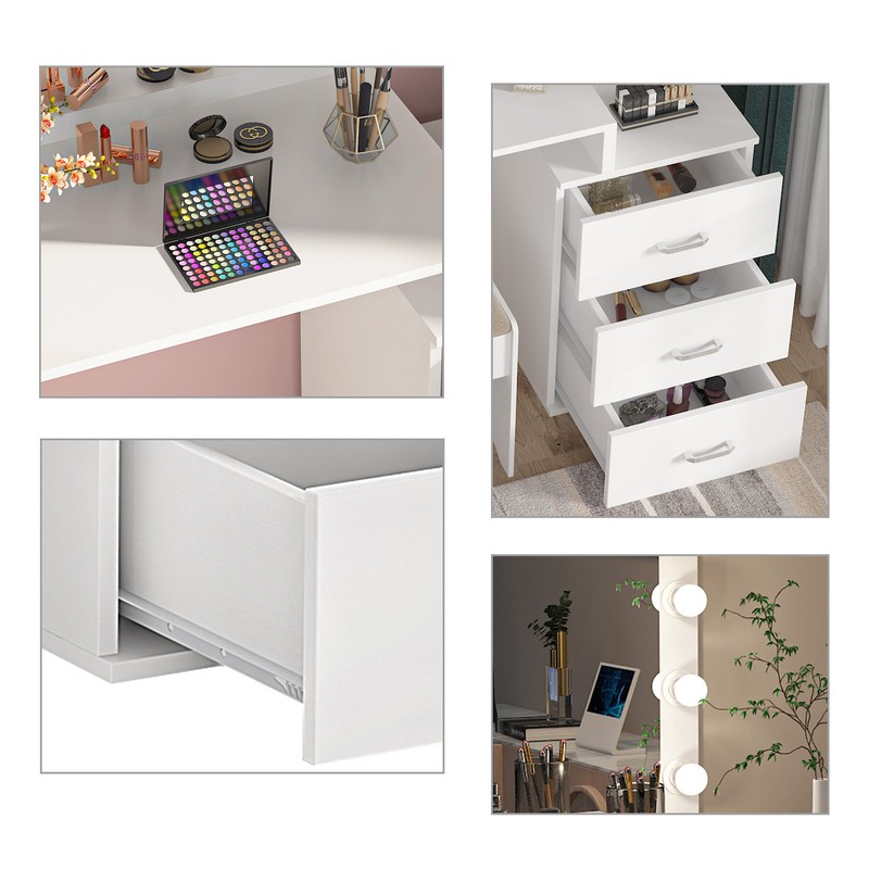 Safira 39.5'' Wide Vanity with Mirror