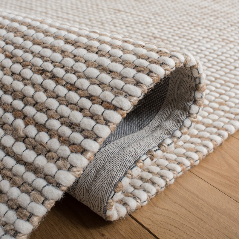 Scheidt Handmade Tufted Area Rug in Natural/Ivory