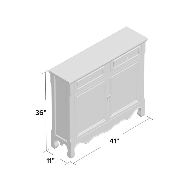 Schermerhorn 36'' Tall 2 - Door Accent Cabinet