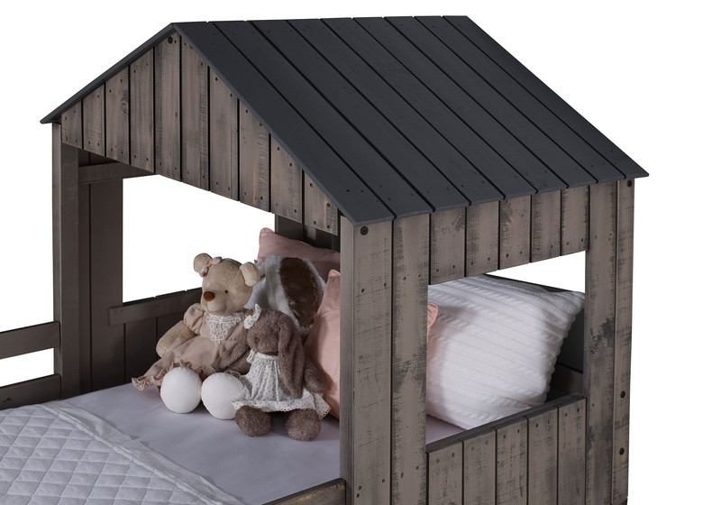 Scholl Twin Over Full Solid Wood Loft Bed by Zoomie Kids
