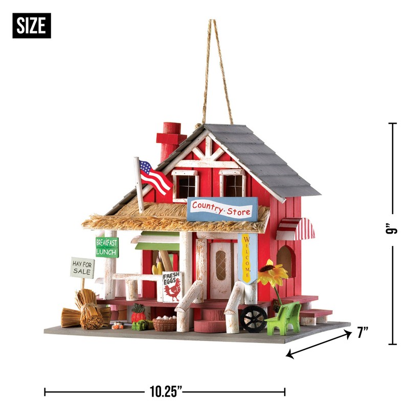 Shahen Down Home General Store 9 in x 7 in x 10 in Birdhouse