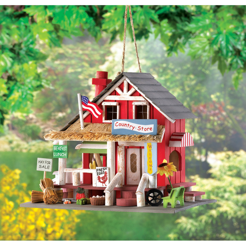 Shahen Down Home General Store 9 in x 7 in x 10 in Birdhouse