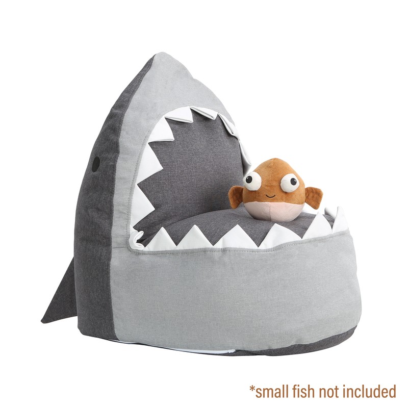 Sharky the Shark Kids Small Bean Bag Chair