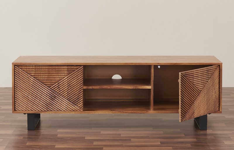 Shaurya Solid Wood TV Stand for TVs up to 65"