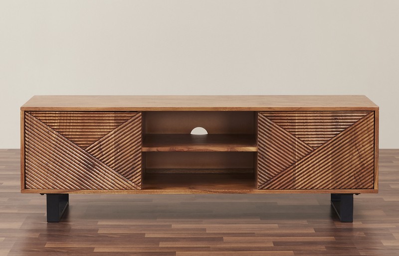 Shaurya Solid Wood TV Stand for TVs up to 65"