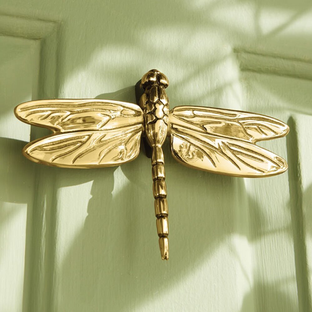 Shiny and Grooved Dragonfly Knocker