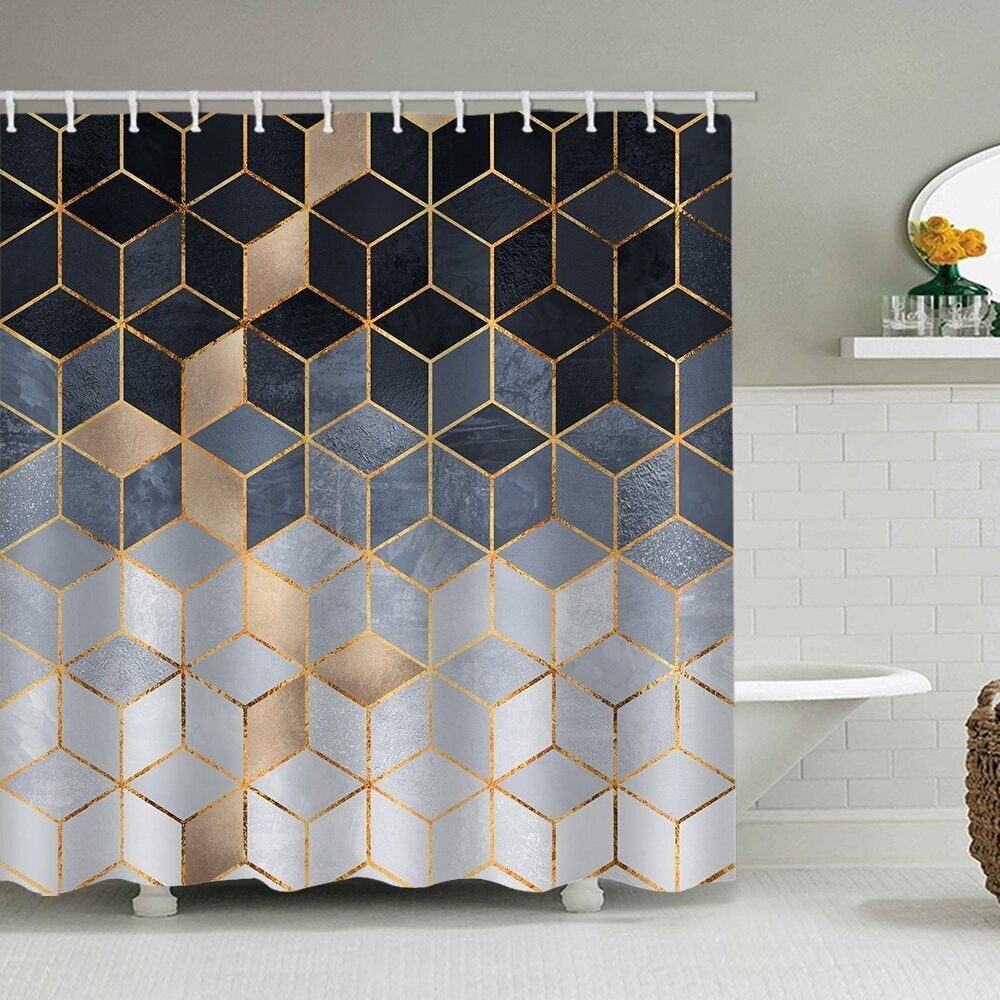 Shower Curtain with a Playful Vibe