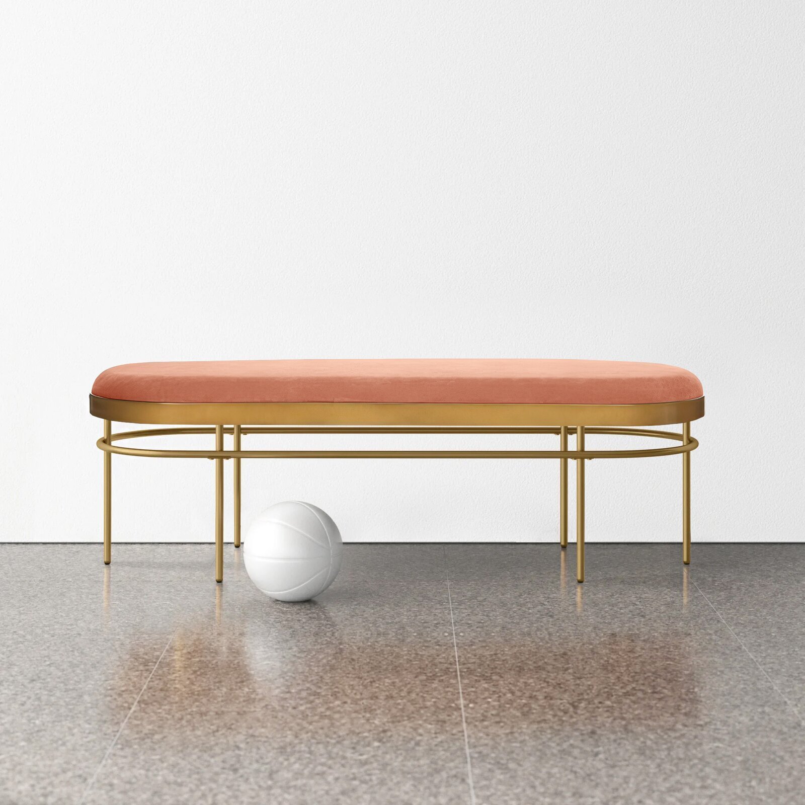 Showstopping long seating bench