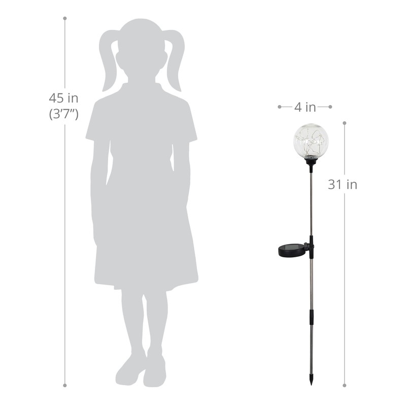 Signe Solar Ball Garden Stake