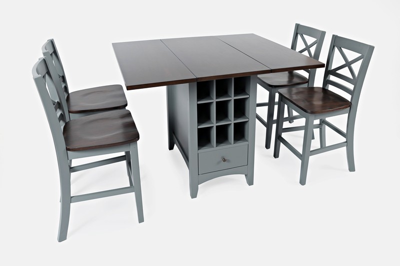 Simms Counter Height Drop Leaf Dining Table
