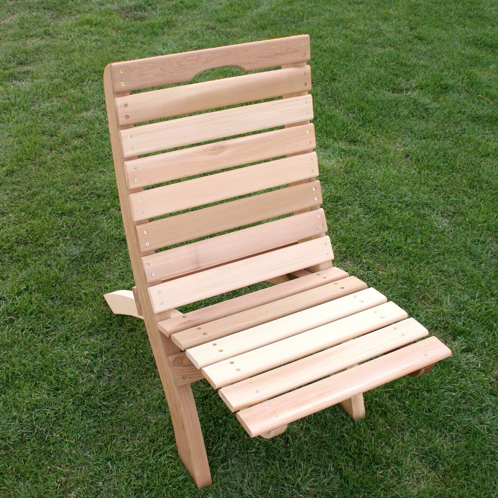 Simple One Position All Wood Beach Chair