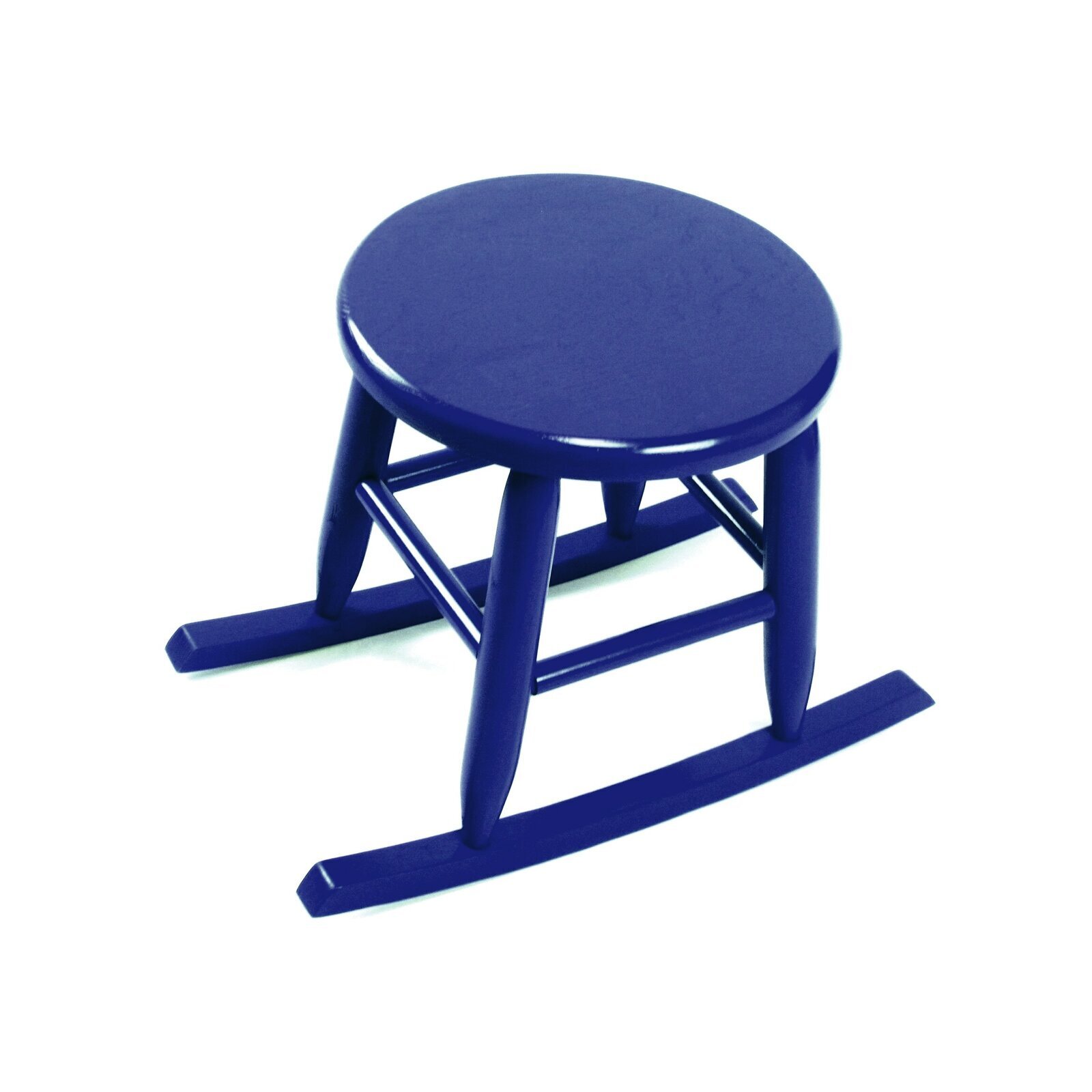 Small Wood Stool With Rocking Motion