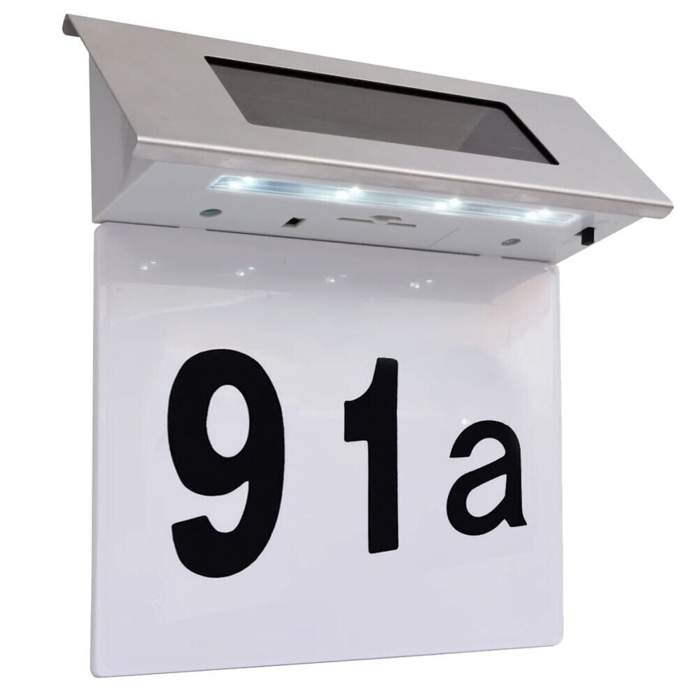 Solar LED House Number Light Made of Stainless steel