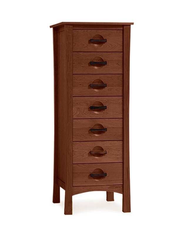 Solid cherry wood chest of drawers