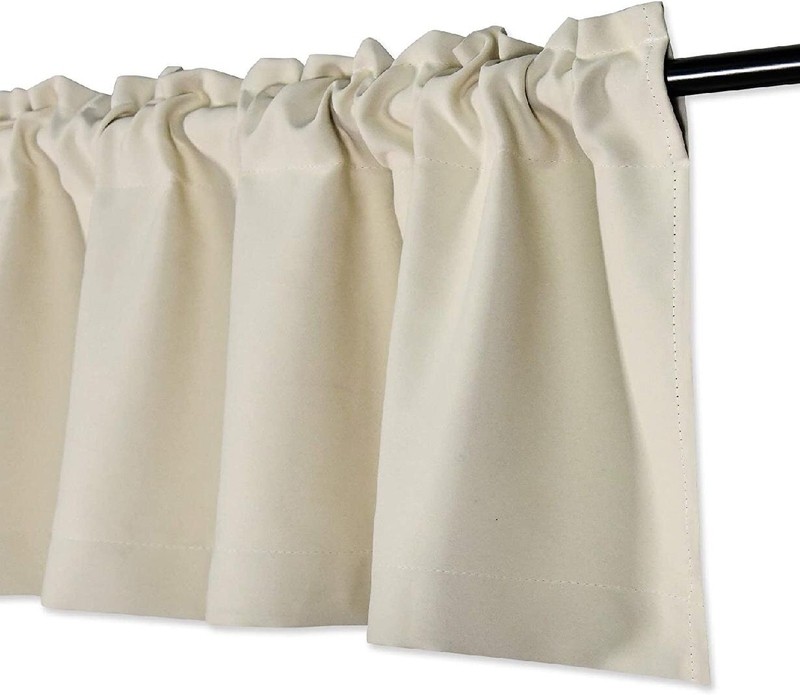 Solid Color Swag 72'' Window Valance