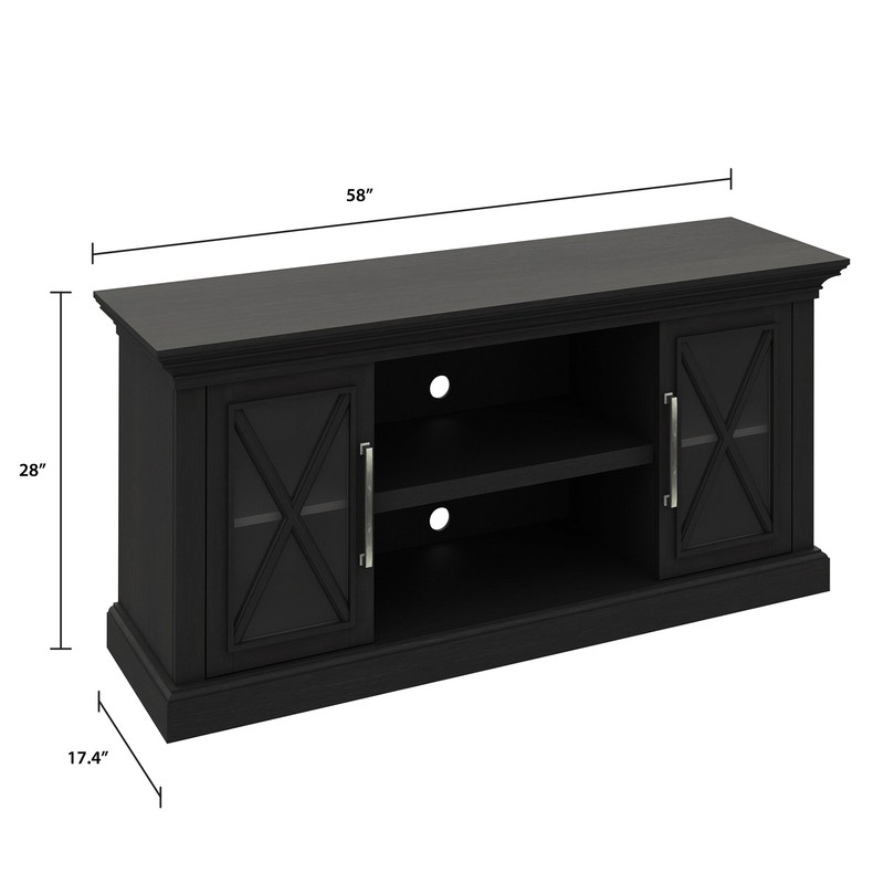 Solid Wood TV Stand for TVs up to 65"