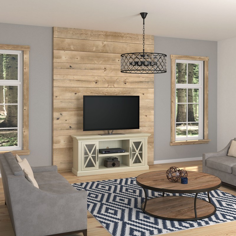 Solid Wood TV Stand for TVs up to 65"