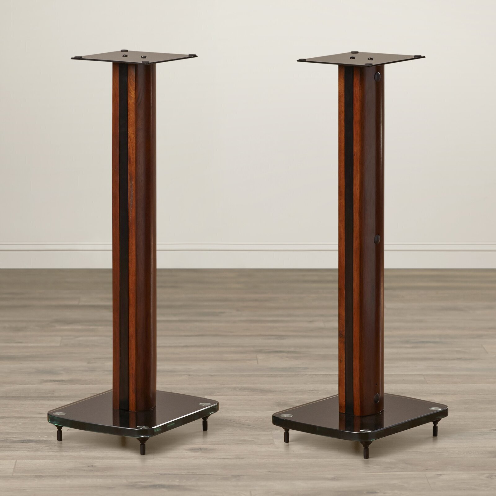 Speaker Stands Wood and Metal 