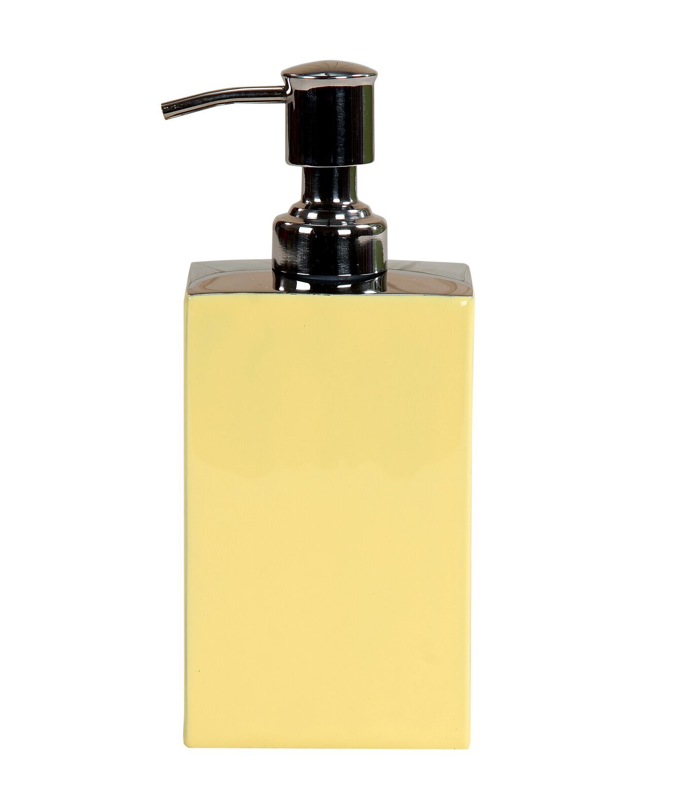 Stainless Steel Yellow Soap Dispenser 