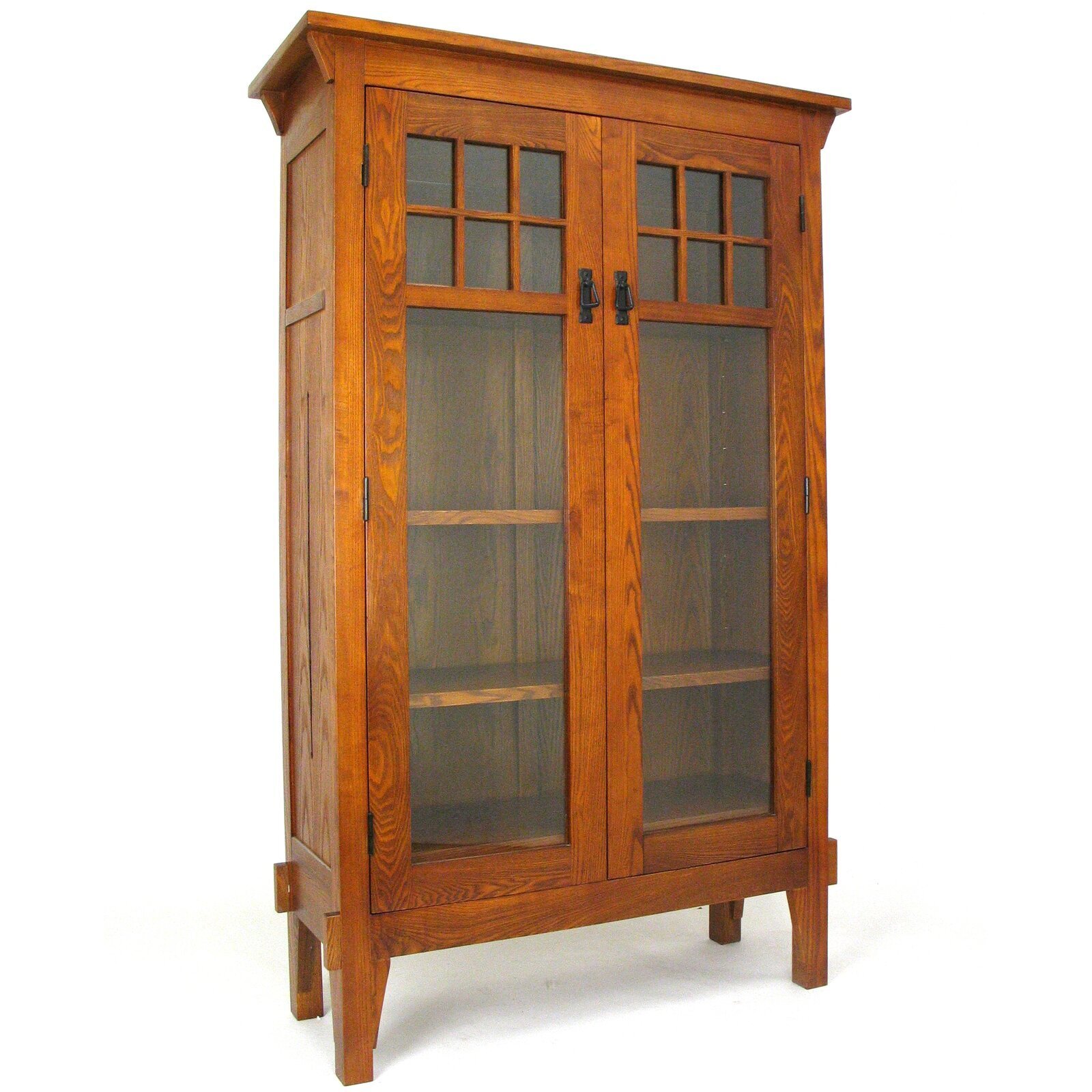 Standard bookcase with glass doors 