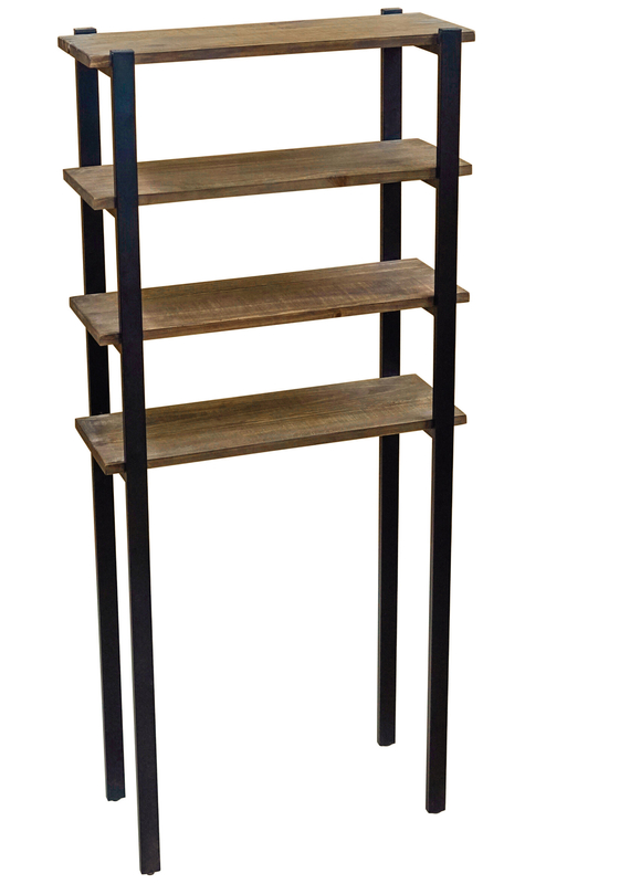 Steadman 29'' W x 64'' H x 12'' D Solid Wood Over-The-Toilet Storage