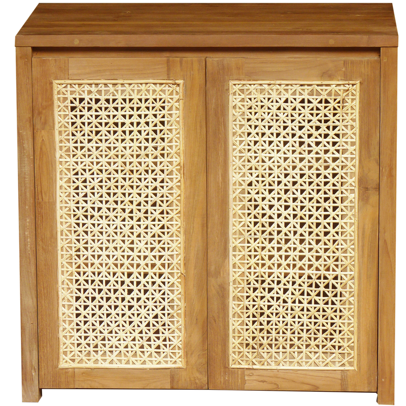 Stockwell 28'' Tall Solid Wood 2 - Door Accent Cabinet