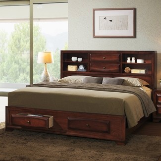 Oak Storage Bed - Foter