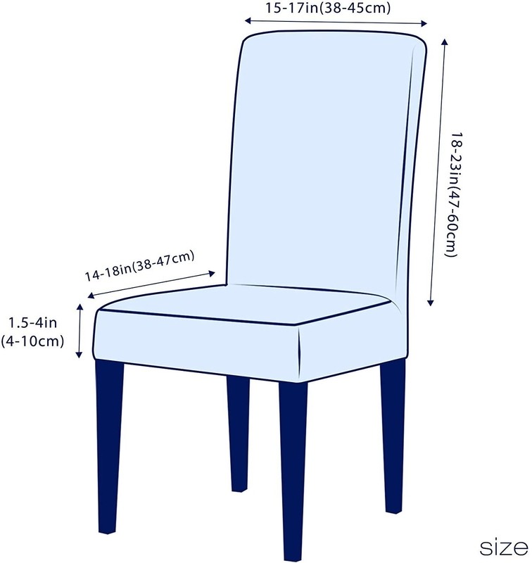 Stretch Raised Dots Box Cushion Dining Chair Slipcover