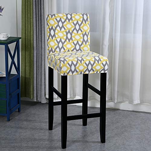 20 MOCAA Stretch Slipcover Chair Protectors for Short Back Chair Bar Stool Chair,ONLY Chair Covers