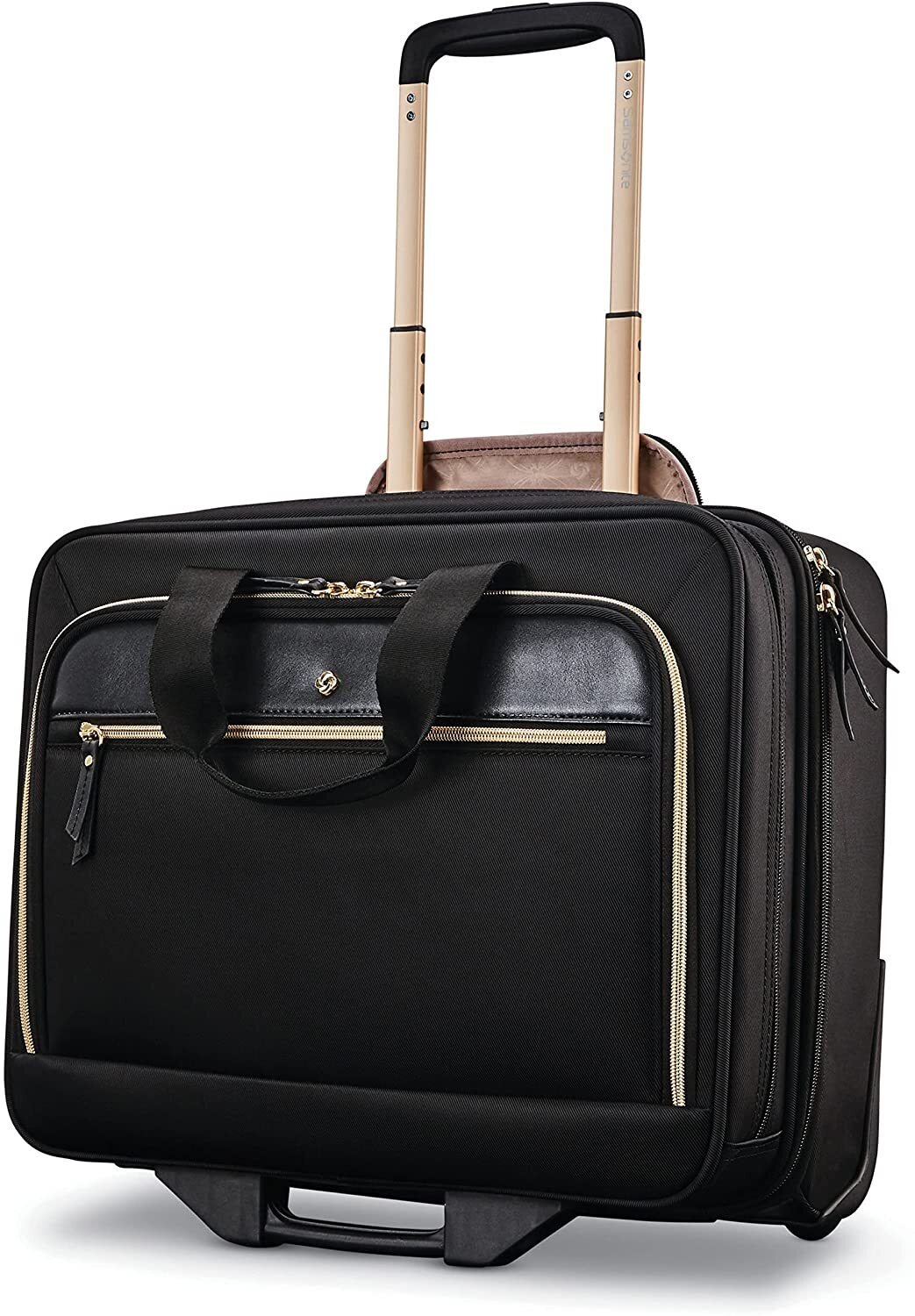 Designer rolling 2024 laptop bag