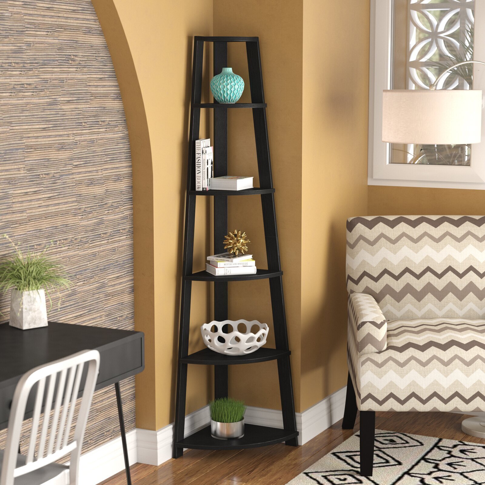 Stylish Narrow Bookshelf In Neutral Colors  Perfect for That Unused Corner! 