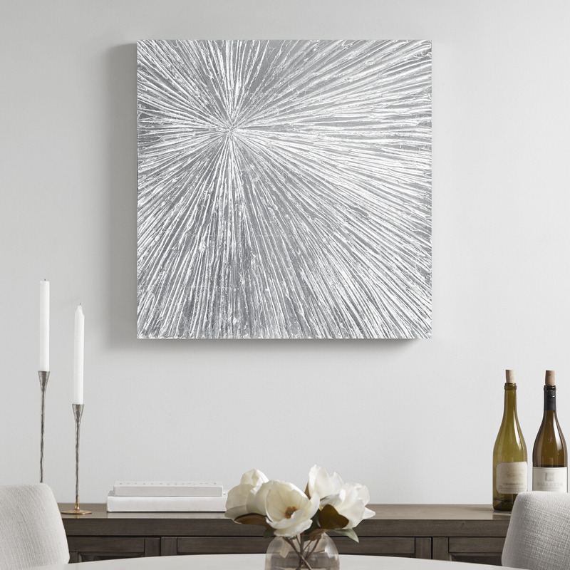 Sunburst Resin Dimensional Palm Box Wall Décor