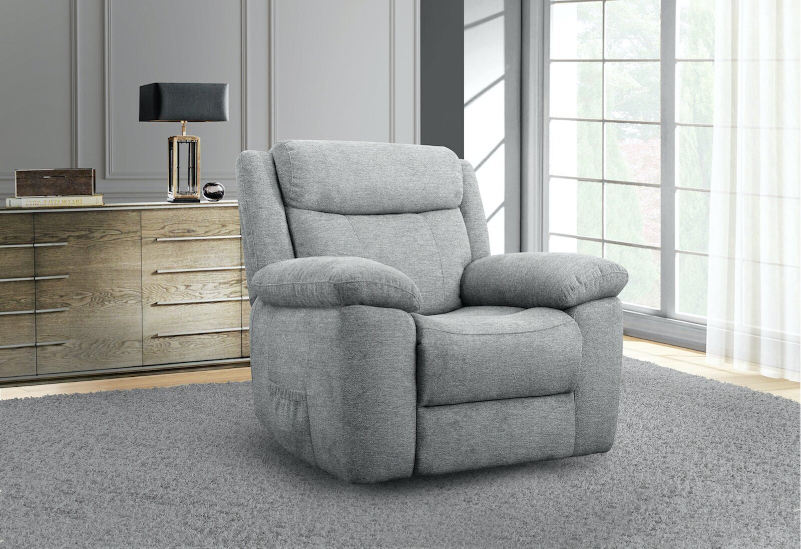 plush recliner armchair