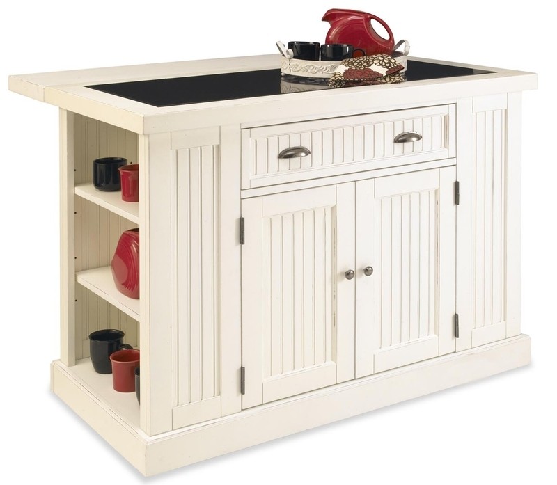 Swanscombe Kitchen Island with Granite Top
