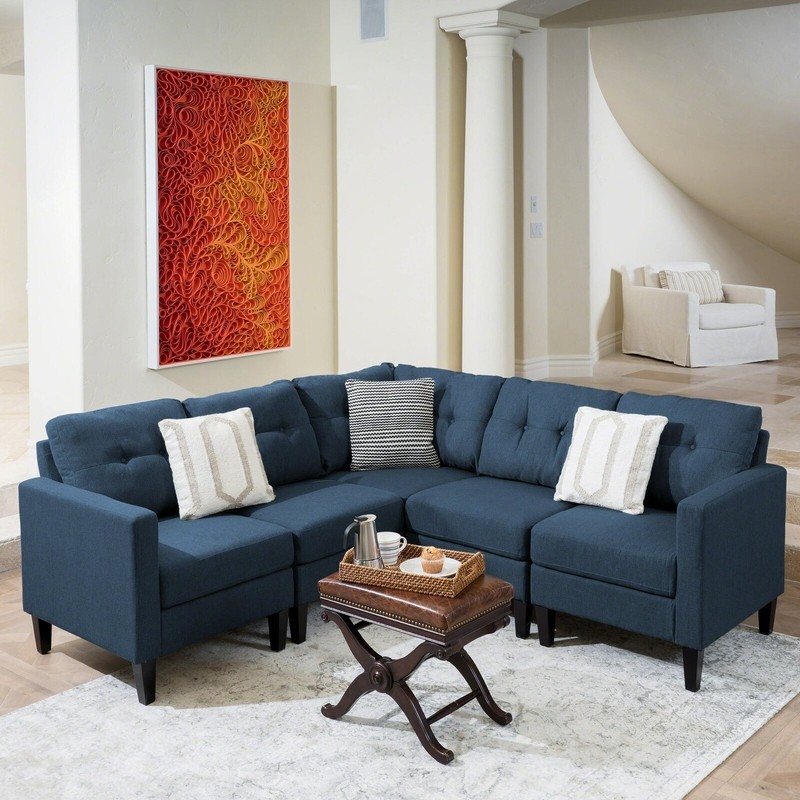 Navy Blue Sectional Sofa Ideas on Foter