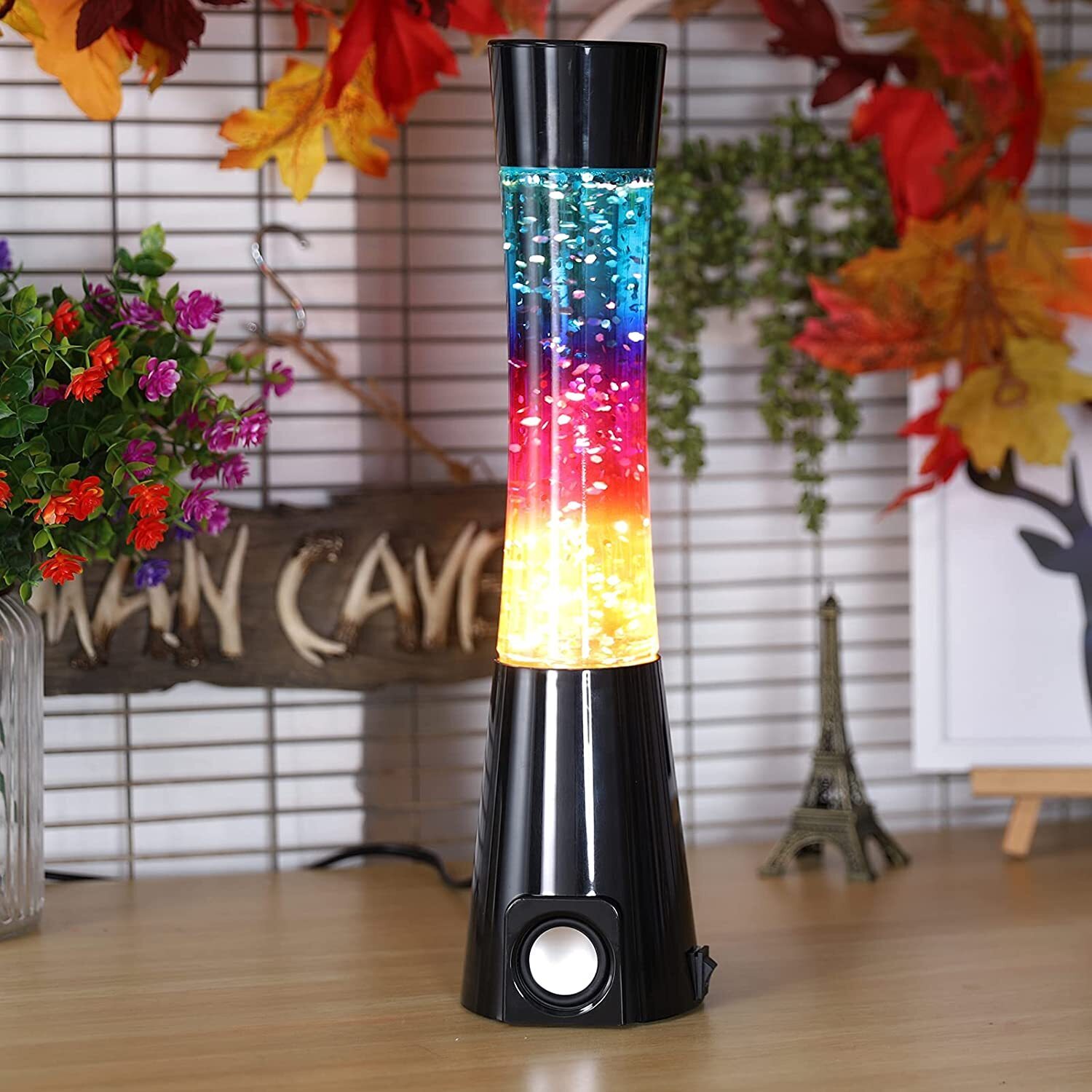 Tall Lava Lamp With Glitter