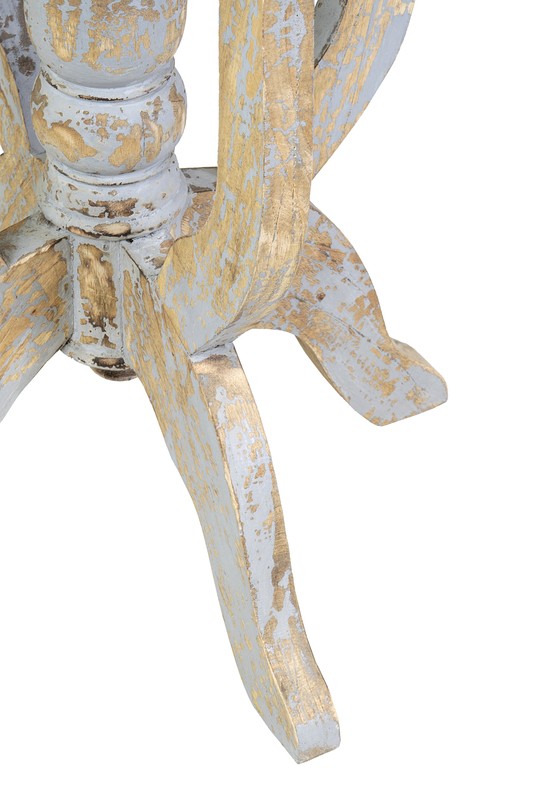 Taniya 28'' Tall Solid Wood Pedestal End Table