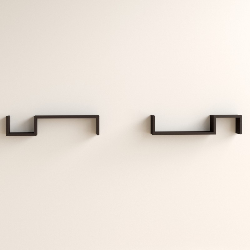 Taylorsville 2 Piece Floating Shelf Set