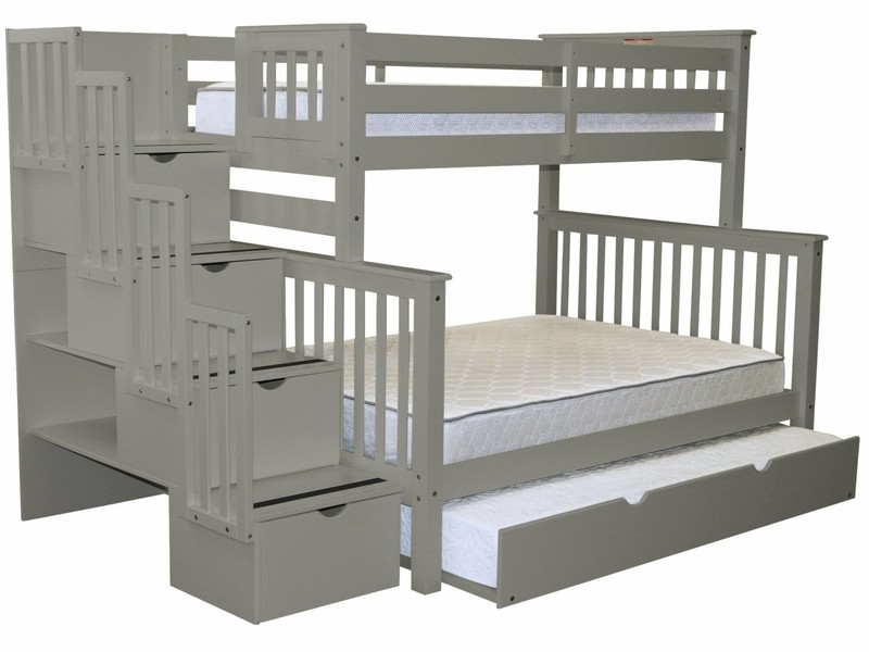 Tena 4 Drawer Solid Wood Standard Bunk Bed with Trundle by Harriet Bee