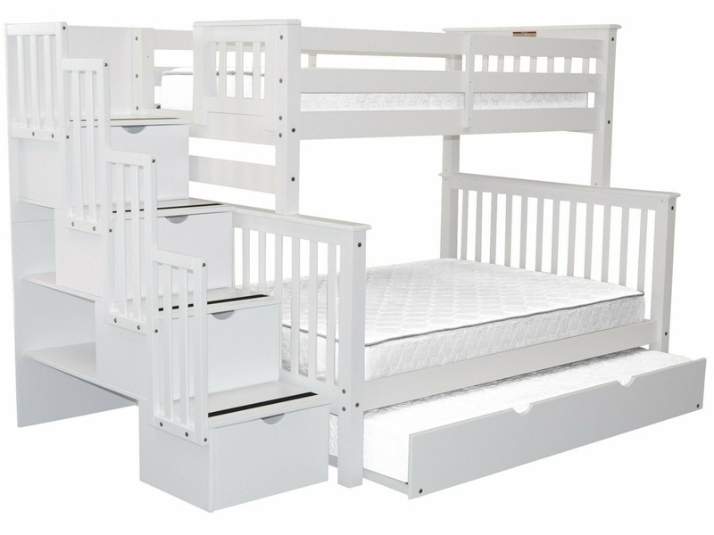 Tena 4 Drawer Solid Wood Standard Bunk Bed with Trundle by Harriet Bee