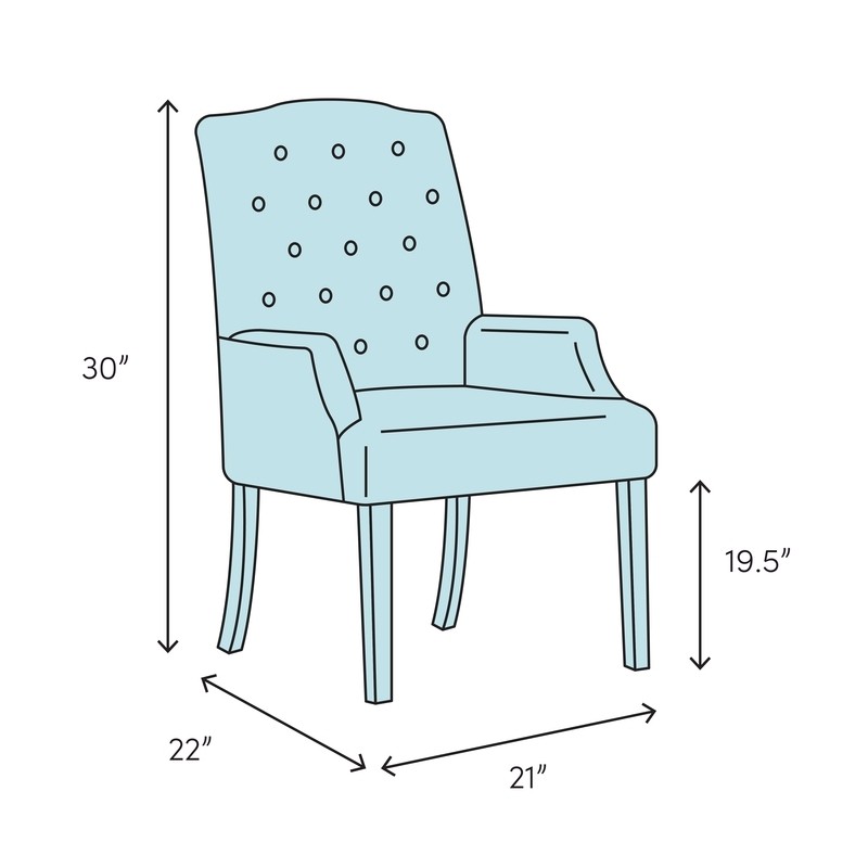 Terri Arm Chair in Cappuccino Brown