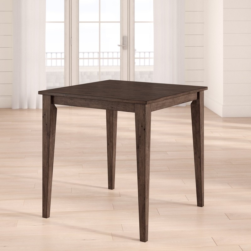 Tevis Counter Height 36'' Solid Wood Dining Table