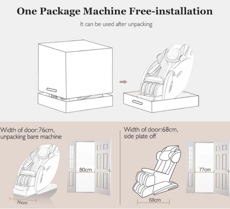 The Sofia S8 Reclining Adjustable Width Heated Full Body Massage Chair