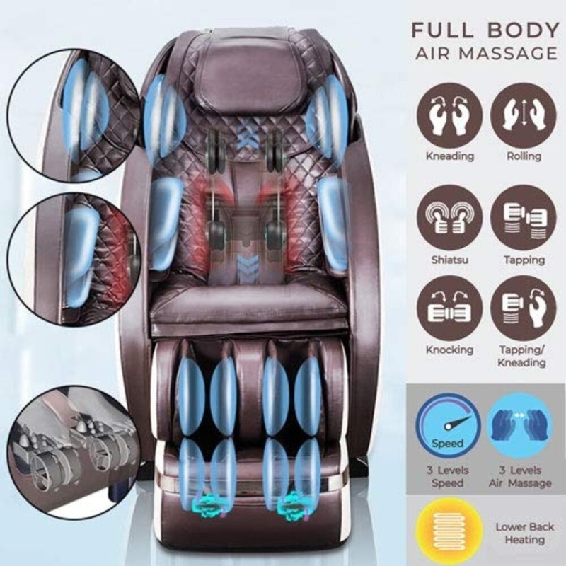 The Sofia S8 Reclining Adjustable Width Heated Full Body Massage Chair