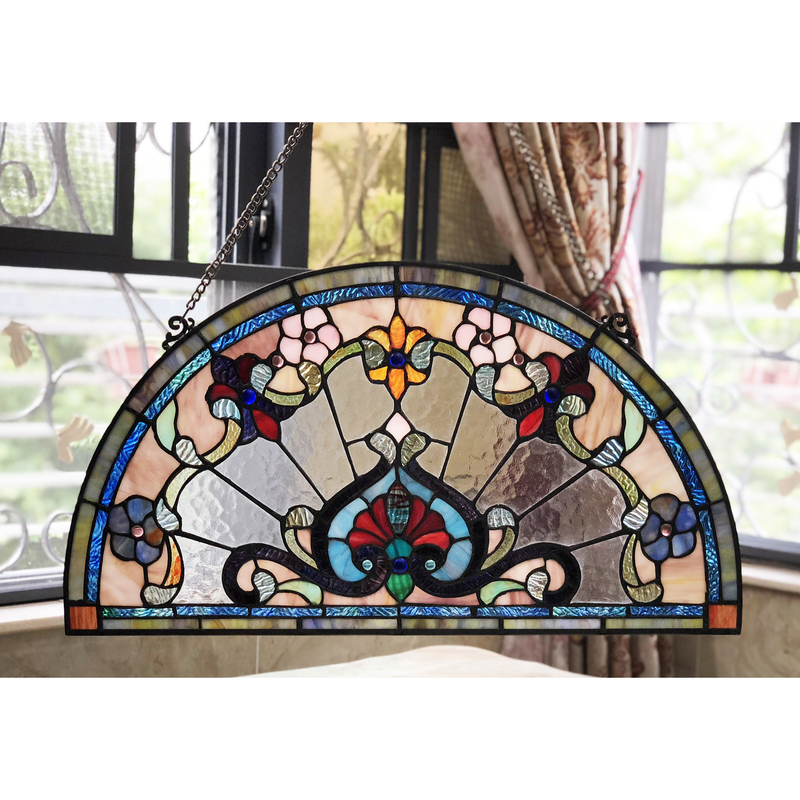 Tiffany-Glass Window Panel