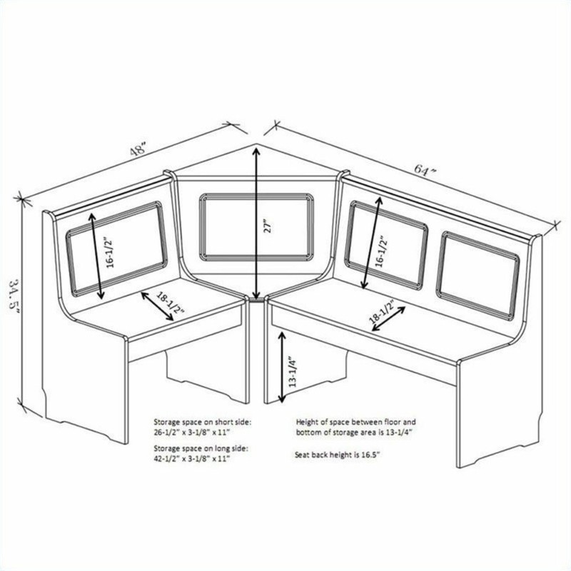 Tinley 6 - Person Breakfast Nook Dining Set